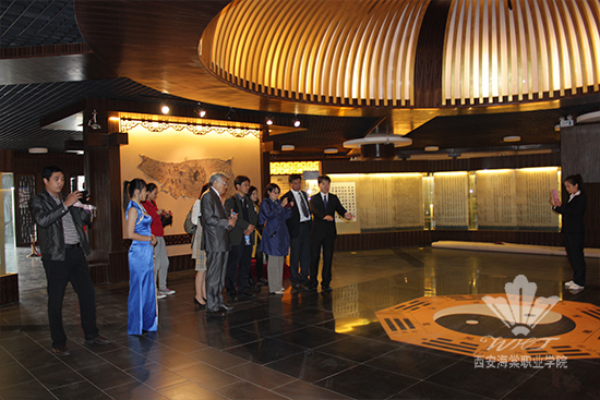 西安海棠学院迎来韩国启明文化大学金南硕校长一行参观考察